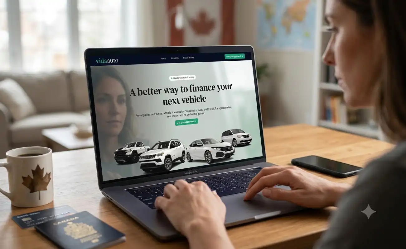 Applying for vehicle financing online from home